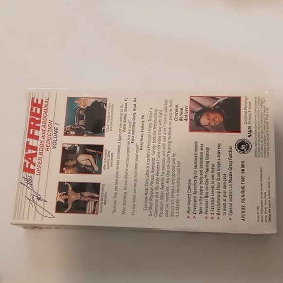 Lot of 2 Tony Little VHS- Target Training and Fat Free - Picture 7 of 7